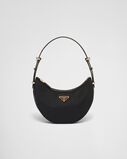 Prada Arqu&eacute; small Re-Nylon and brushed leather shoulder bag, , hi-res