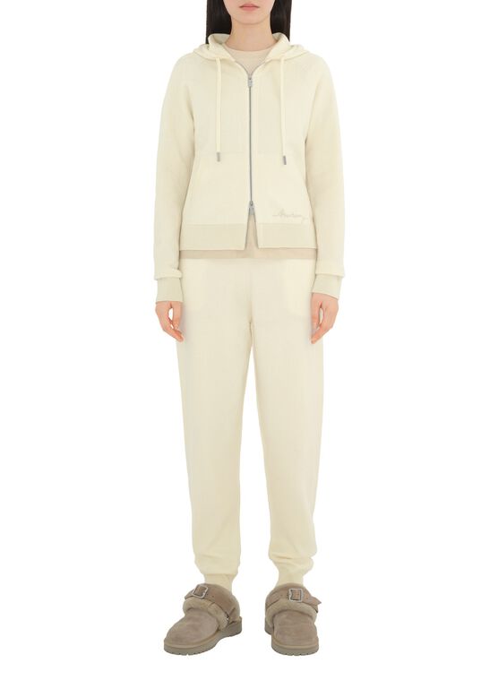 Wool Cashmere Blend Jogging Pants, , hi-res