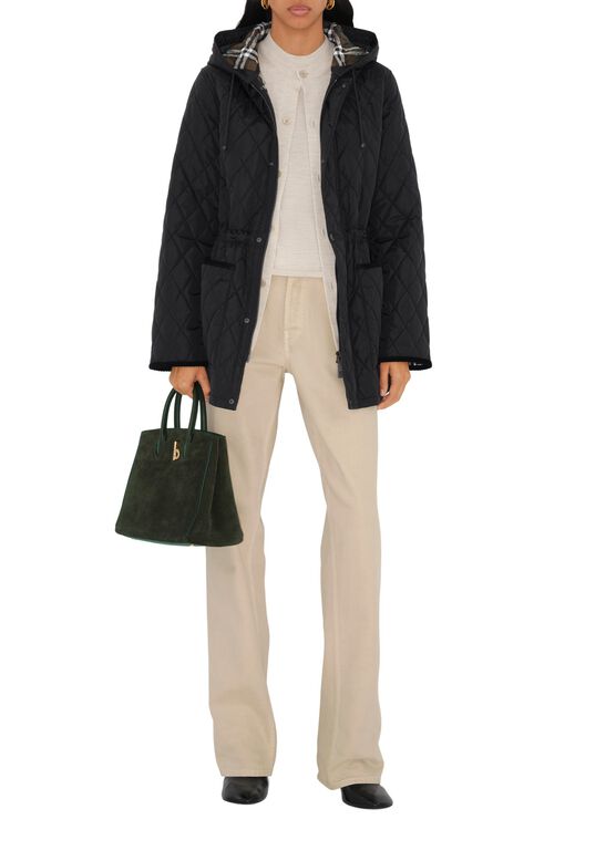 Quilted Nylon Parka, , hi-res