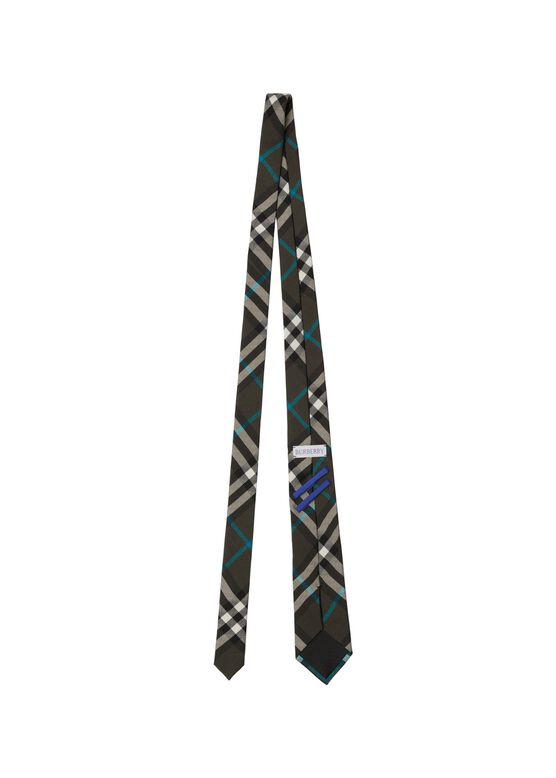 Check Silk Tie, , hi-res