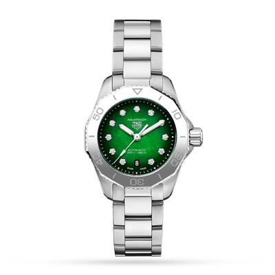 Aquaracer Professional 200 30mm Ladies Watch Green