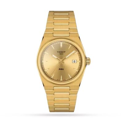 T-Classic PRX 35mm Unisex Watch Gold