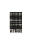 Reversible Contrast Check Cashmere Scarf, , hi-res