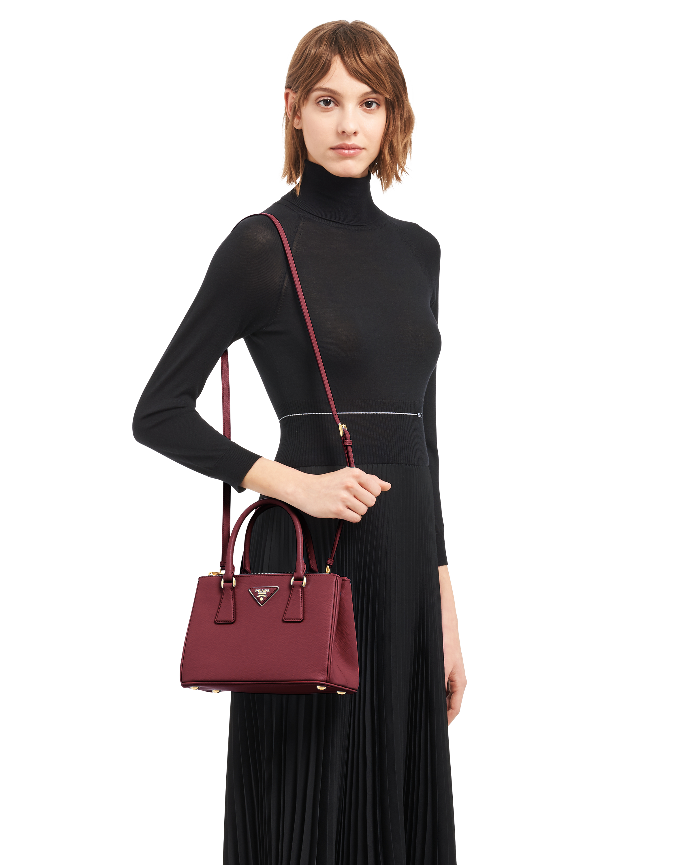 Prada Small Prada Galleria Saffiano leather bag Top Handle | Heathrow  Boutique