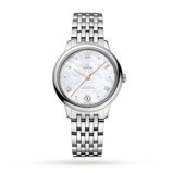 De Ville Prestige Co-Axial Master Chronometer 34mm Ladies Watch Mother Of Pearl, , hi-res