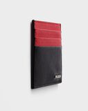 Saffiano leather card holder, , hi-res