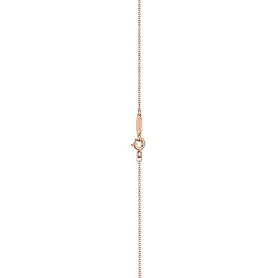 Tiffany T Smile Pendant in Rose Gold with Diamonds, Small, , hi-res