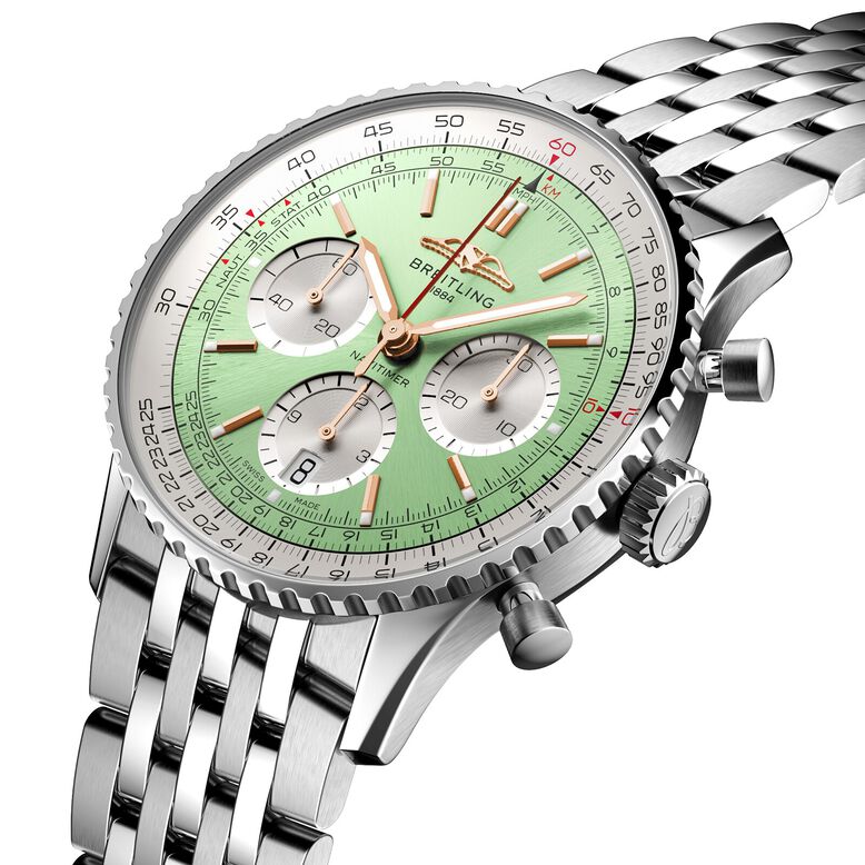 Navitimer B01 Chronograph 41 Stainless Steel, , hi-res