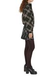 Cropped Reversible Check Jacket, , hi-res