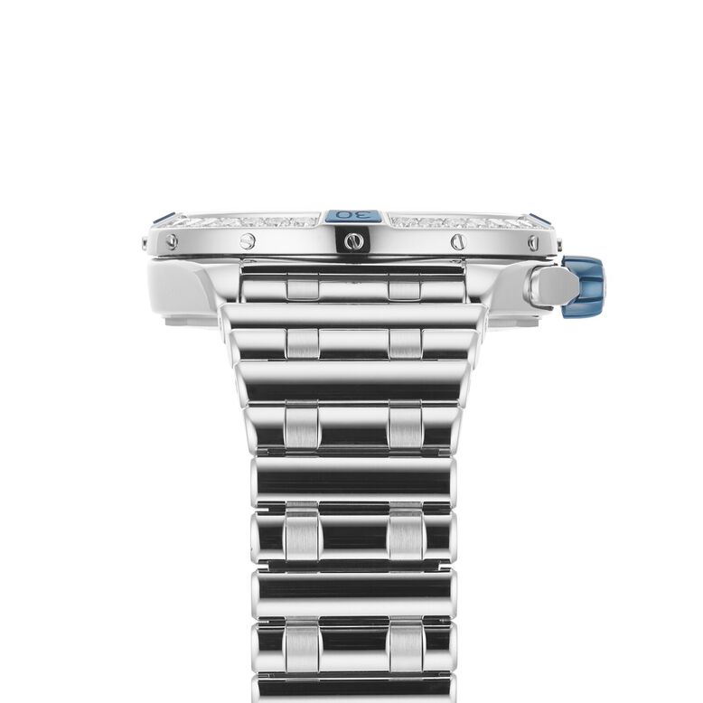 Super Chronomat Automatic 38 Blue Stainless Steel Bracelet Watch, , hi-res