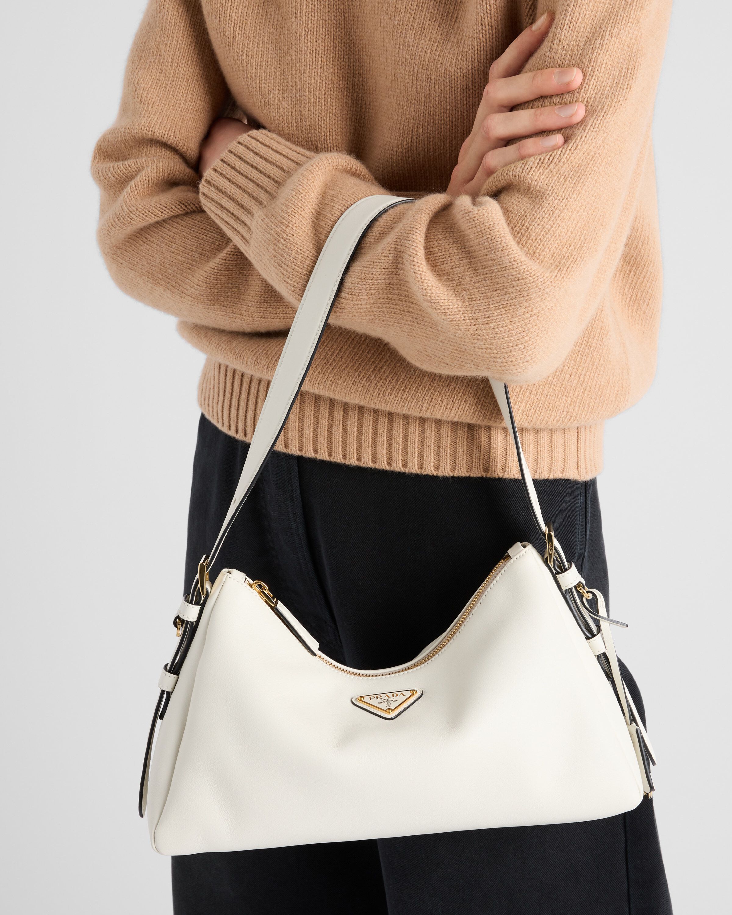 Prada Prada Aimée medium leather shoulder bag Shoulder