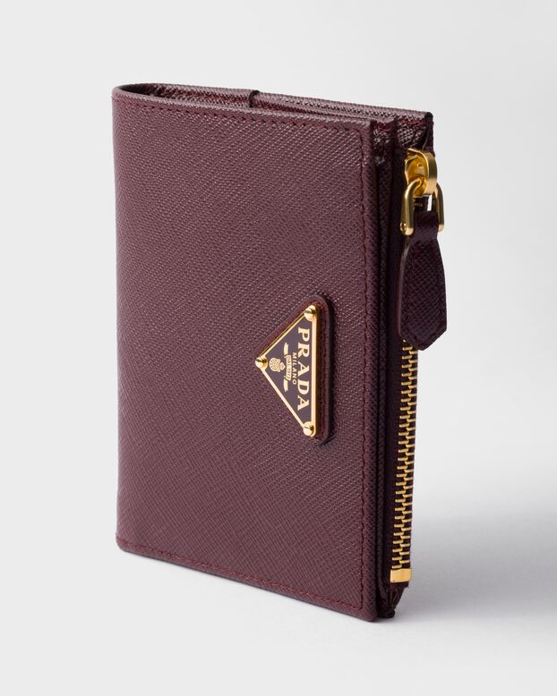 Small Saffiano leather wallet, , hi-res