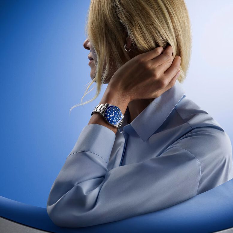 Black Bay 54 37mm Steel Case Watch Blue, , hi-res