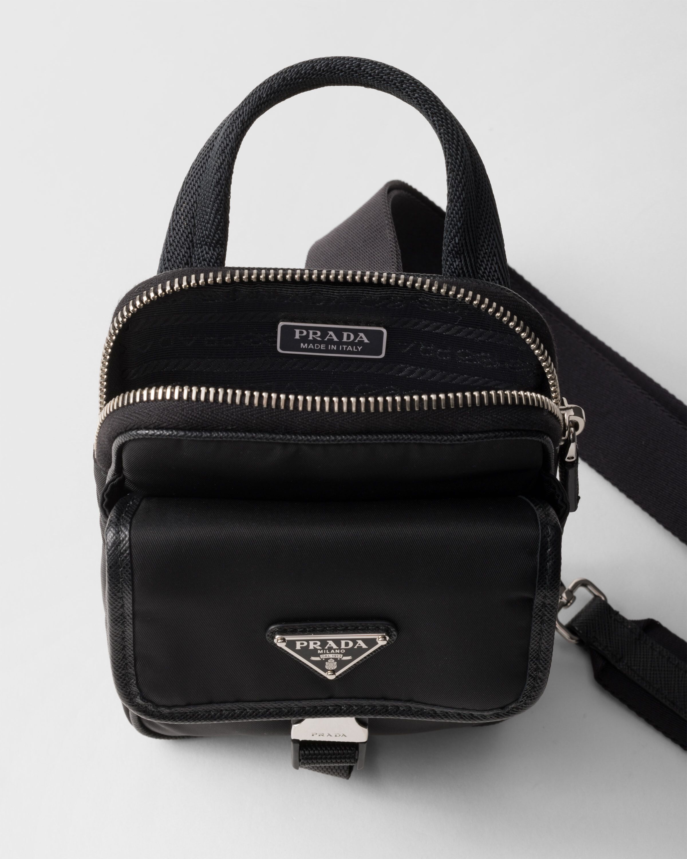 Re Nylon and Saffiano leather smartphone case