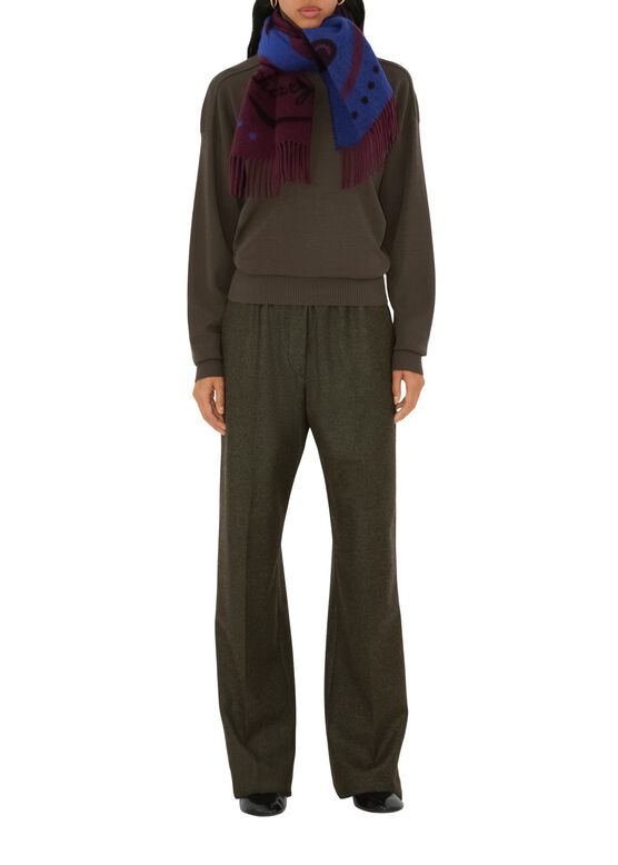 Mirrored Horse Cashmere Scarf, , hi-res