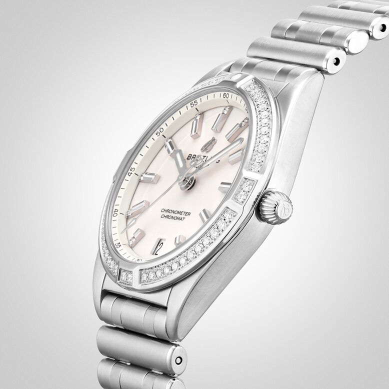 Chronomat 32 Stainless Steel &#40;gem-set&#41; Watch, , hi-res