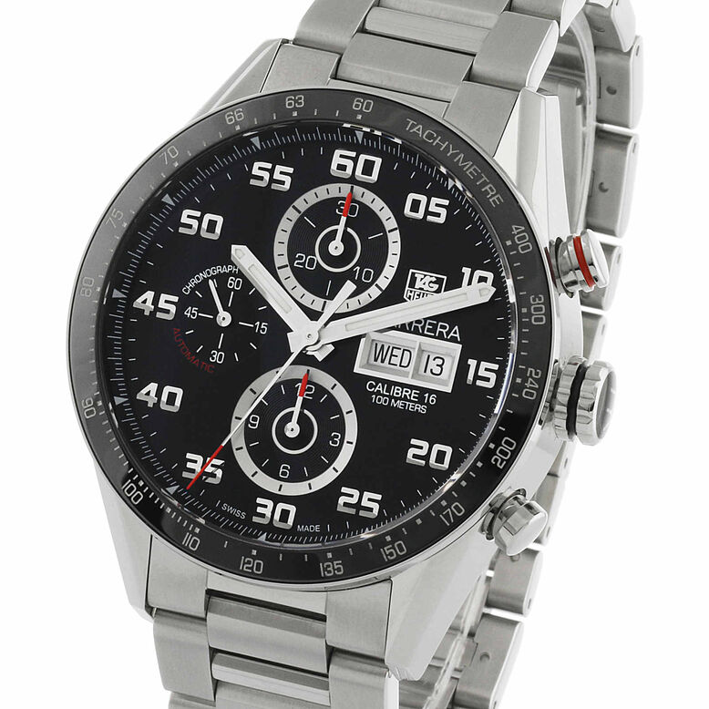 Carrera Automatic Chronograph Calibre 16 Day-Date 43mm Mens Watch, , hi-res