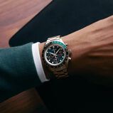 Speedtimer &lsquo;Racing&rsquo; Solar Chronograph 41.5mm Mens Watch Green, , hi-res