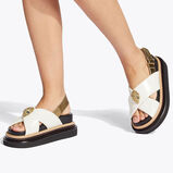 ORSON CROSS STRAP SANDAL, , hi-res