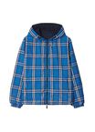 Reversible Check Hooded Jacket