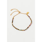 Amelia Bracelet Gold Plated Tourmaline
