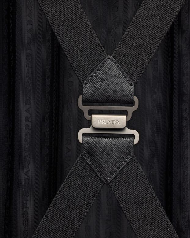 Saffiano leather trolley, , hi-res