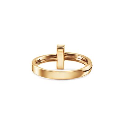 Tiffany T T1 Ring in Yellow Gold, 2.5 mm Wide, , hi-res