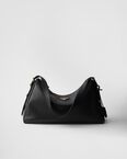 Prada Aimée large leather shoulder bag