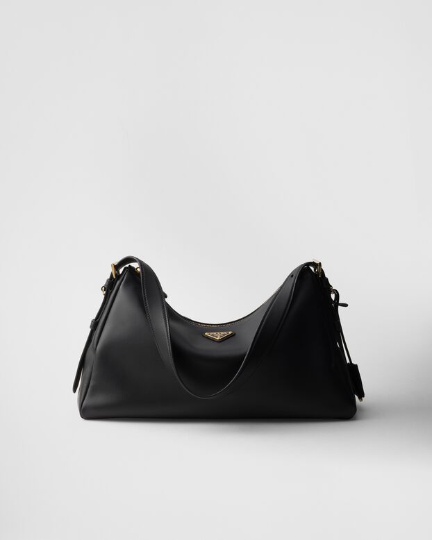Prada Aim&eacute;e large leather shoulder bag, , hi-res