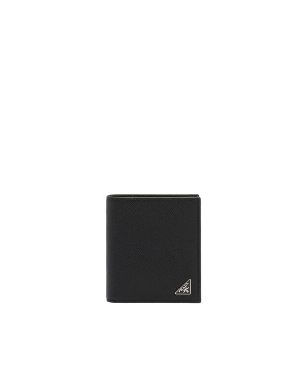 Saffiano leather wallet, , hi-res