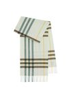 Check Cashmere Scarf