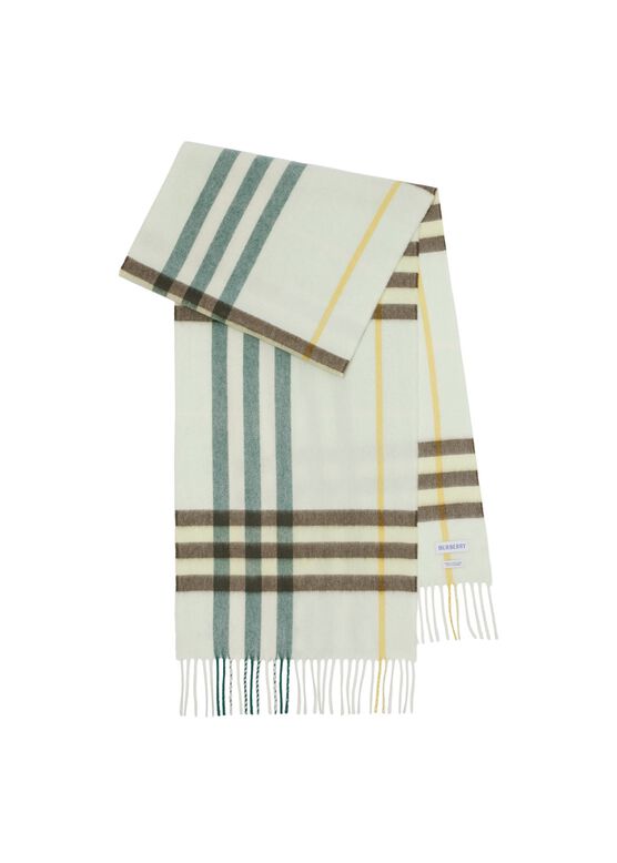 Check Cashmere Scarf, , hi-res