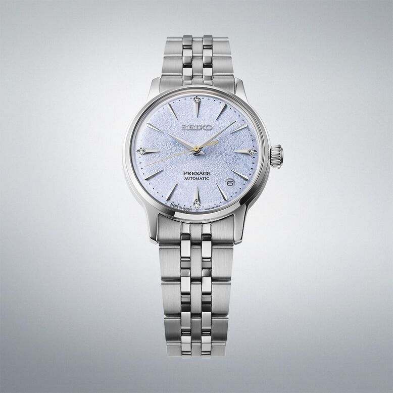 Presage 'Frozen Skydiving' Diamond Cocktail Time 34mm Ladies Watch, , hi-res