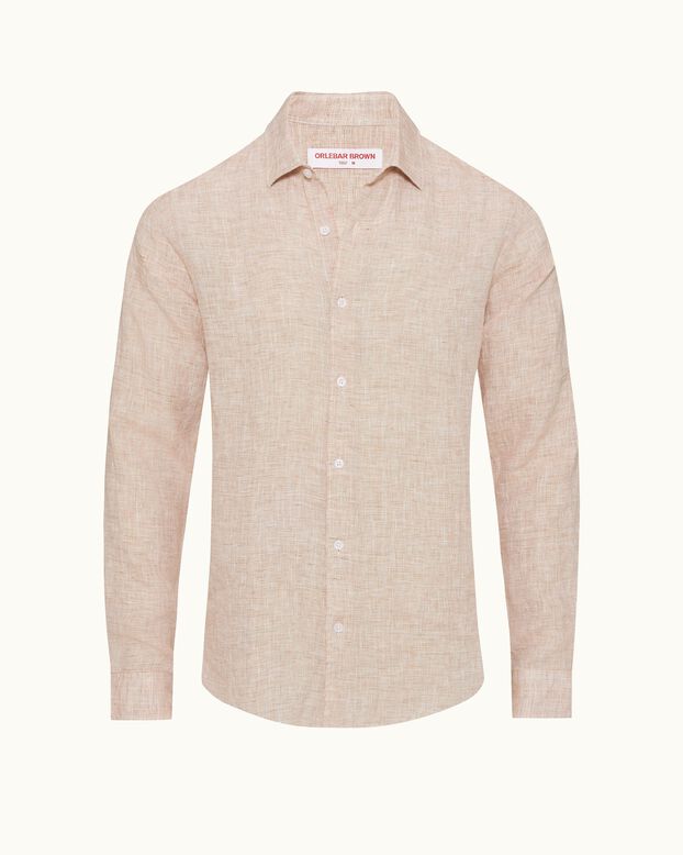 Giles Linen Cls Ii Ember/White, , hi-res