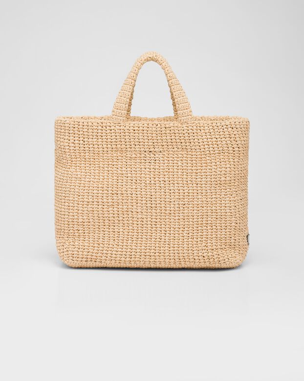 Crochet tote bag, , hi-res