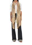 Metallic Wool Silk Scarf, , hi-res