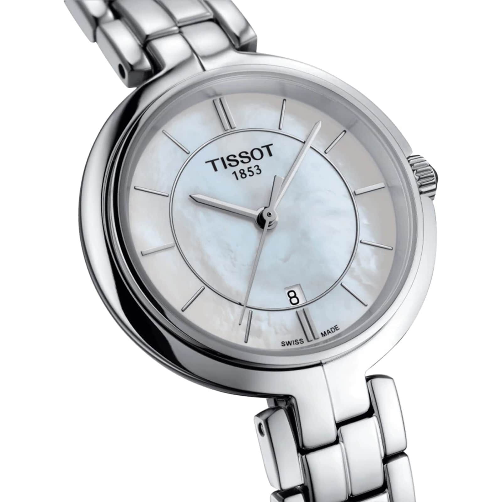 Tissot ladies watch mother of pearl face on sale