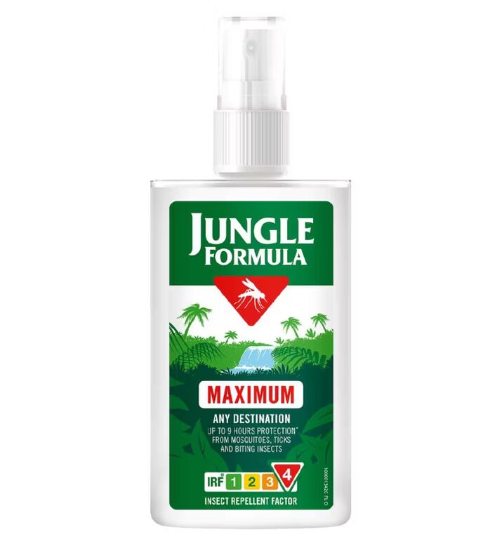 Jungle Formula Maximum Pump Spray Insect Repellent 90ml - Up to 9 hours protection, , hi-res