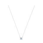 Attract Rhodium White Plated Necklace