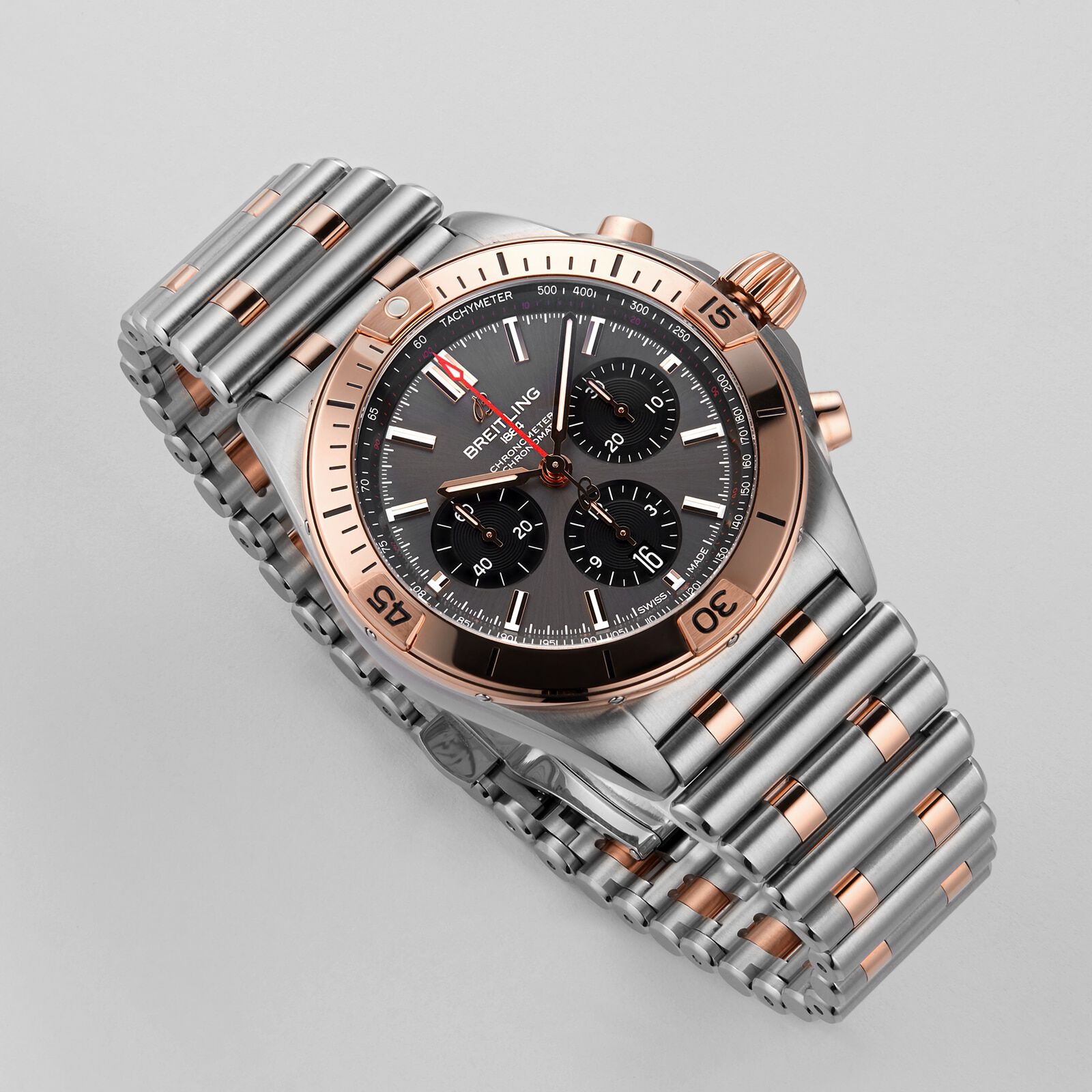 Breitling chronomat b01 rose deals gold