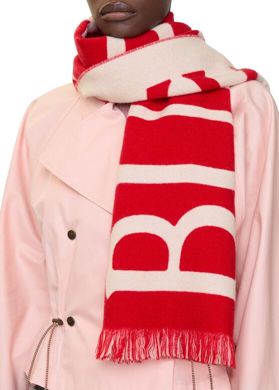 Logo Wool Scarf, , hi-res
