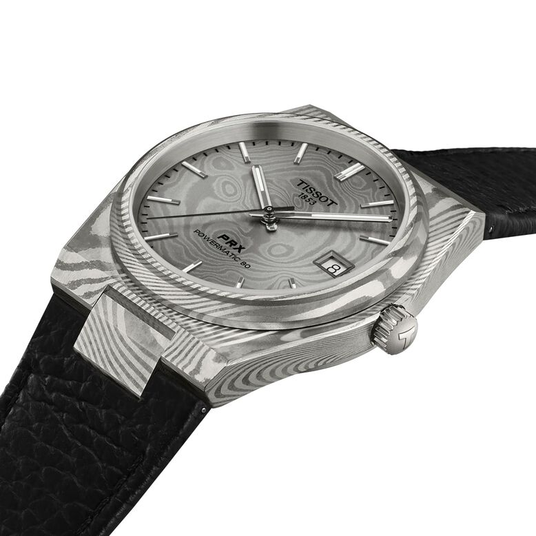 PRX Damascus 38mm Unisex Watch Grey, , hi-res