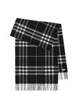 Wide Check Cashmere Scarf, , hi-res