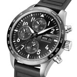 Pilot Performance Chronograph 41mm AMG Mens Watch Black Rubber, , hi-res