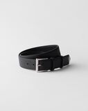 Saffiano leather belt, , hi-res
