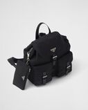 Re-Nylon medium backpack with pouch, , hi-res