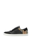 Leather, Suede and Check Sneakers, , hi-res