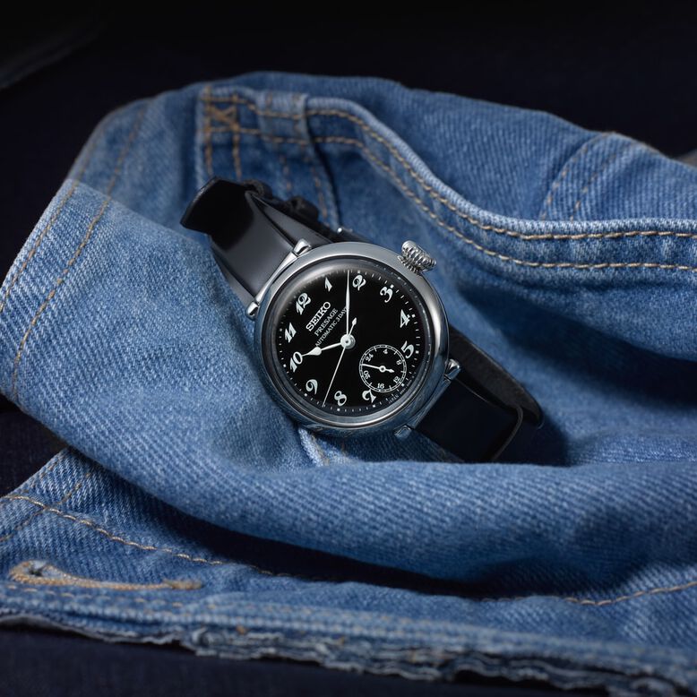 Presage Craftsmanship Series Limited Edition Black Enamel Dial Strap 35mm Watch Porter Classic Collaboration, , hi-res