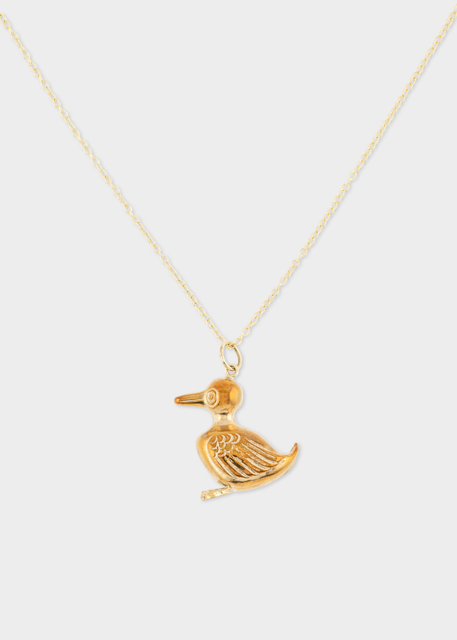 Paul Smith Gold Glorious Gold Duck Vintage Gold Necklace by Baroque Rocks