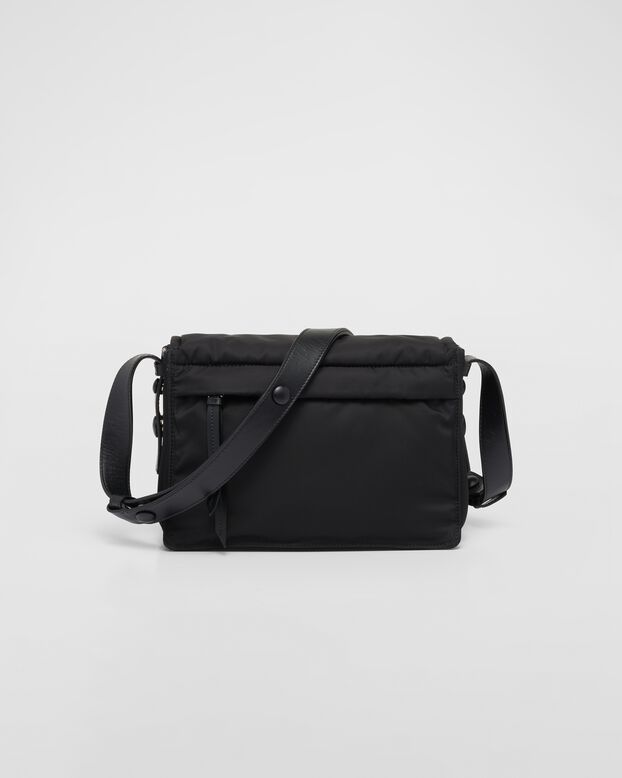 Small padded Re-Nylon shoulder bag, , hi-res